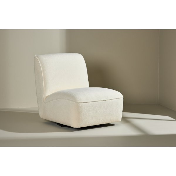 Min lenestol - Hvit bouclé Min lenestol - Hvit bouclé