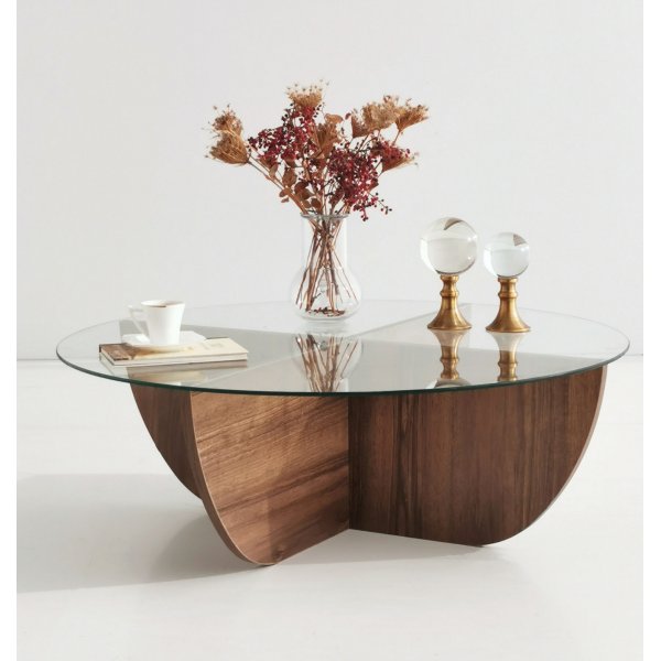 Lily salongbord - Valnøtt + Tekstilpleie for møbler Lily salongbord - Valnøtt + Tekstilpleie for møbler