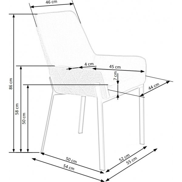 Cadeira spisestuestol 439 - Grønn Cadeira spisestuestol 439 - Grønn
