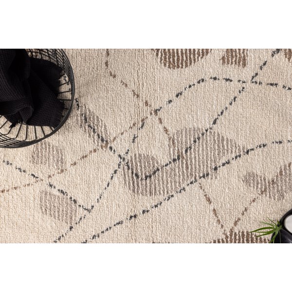 Paul teppe 60x90 cm - Brun/grå Paul teppe 60x90 cm - Brun/grå