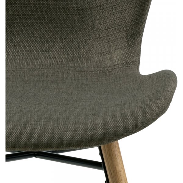 Batilda spisestol - Khaki/eik Batilda spisestol - Khaki/eik