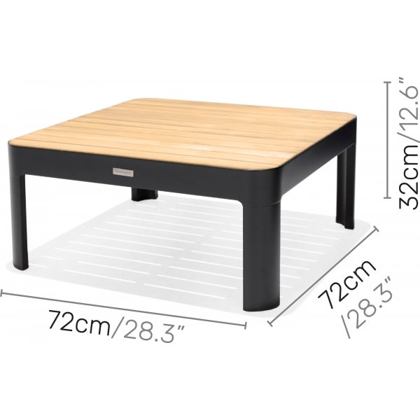 Portals salonggruppe 2 - Sort/teak Portals salonggruppe 2 - Sort/teak
