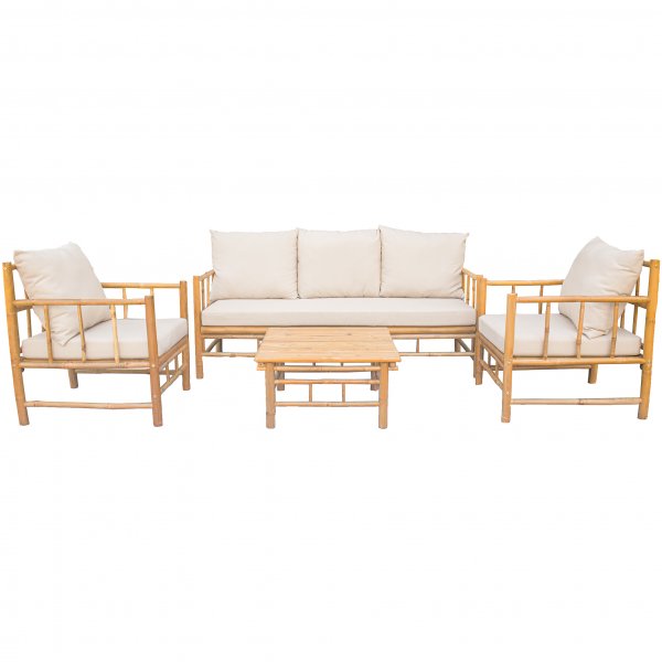 Lovn salongsett i bambus