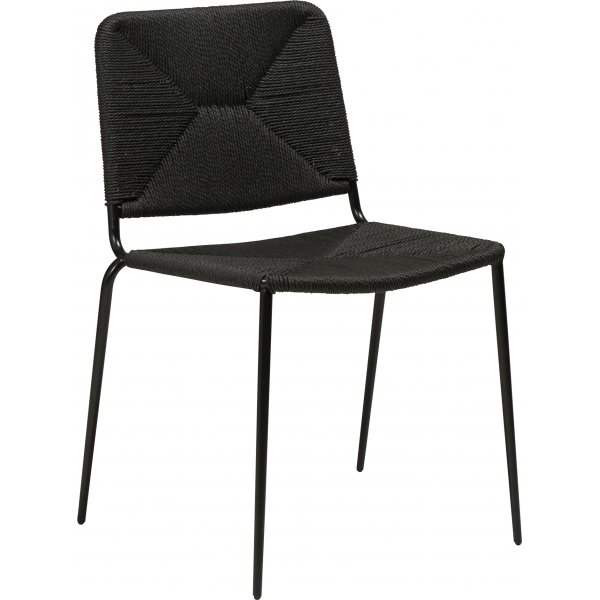 Stiletto spisestol - Svart