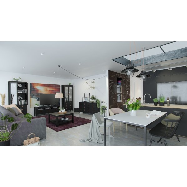 Madrid vitrineskap - Sort Madrid vitrineskap - Sort