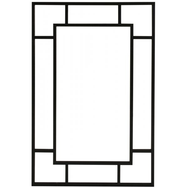 Marlyn speil 120 cm - Metall/antikk sort