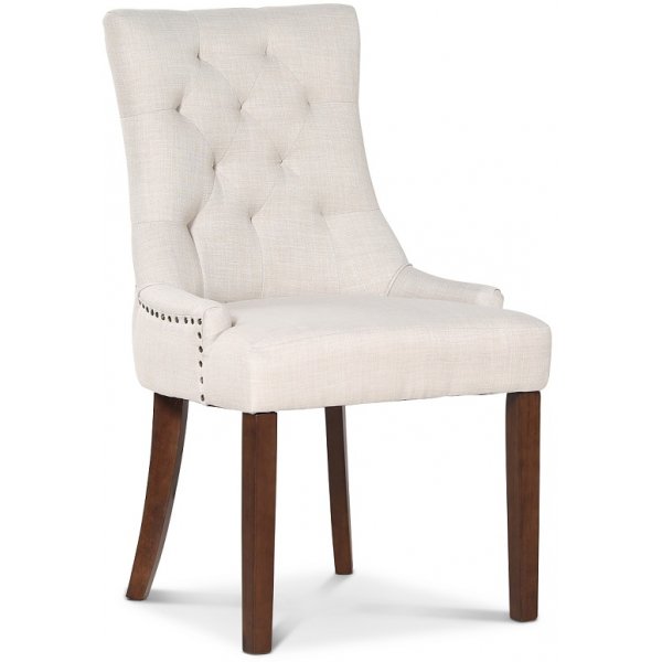 Spisegruppe; Bord 180x90 cm med 4 beige Tuva-stoler