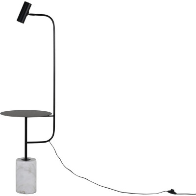 Malsta bordlampe - Hvit marmor / svart