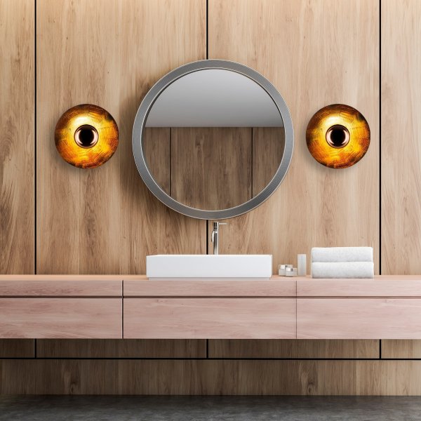 Kurt vegglampe 28 cm - Kobber