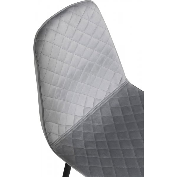 Bridge Diamond spisestol - Grå fløyel Bridge Diamond spisestol - Grå fløyel