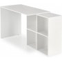 Broz skrivebord 115x77 cm - Hvit