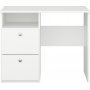Memphis skrivebord 90 x 42,5 cm - Hvit