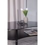 Salongbord Lucinda - Svart / Glass