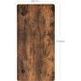 Eleonore bordplate 120 x 60 cm - Brun