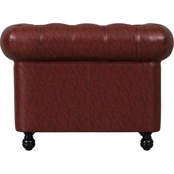 Chesterfield lenestol i brun PU - Charles Chesterfield lenestol i brun PU - Charles
