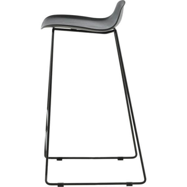 Svall barstol - Svart plast Svall barstol - Svart plast
