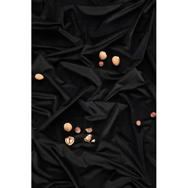 Magdalena gardin, 135x250 cm - Svart