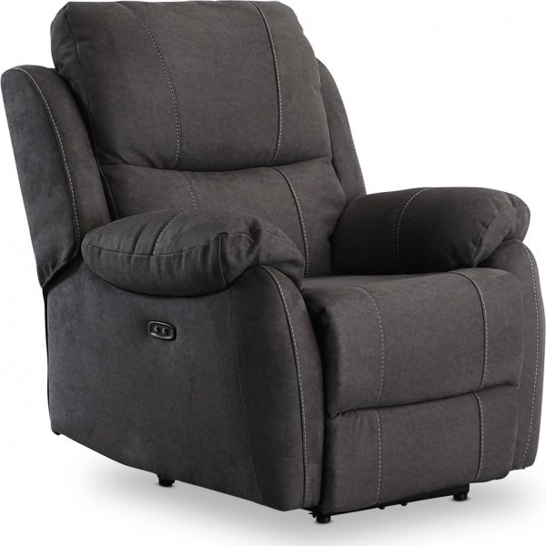 Enjoy Hollywood El-Recliner Lenestol - Antrasitt mikrofiber