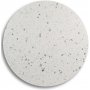 Zoo spisebord 105 cm - Krom / Terrazzo Bianco