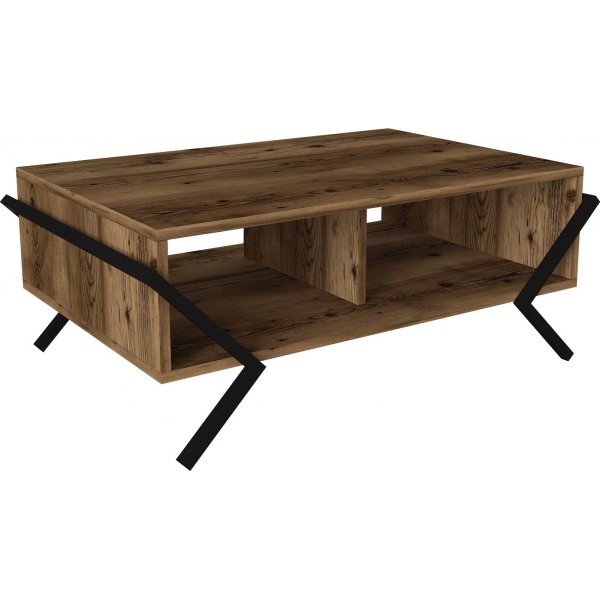 Prego salongbord 90 x 60 cm - Brun
