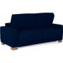 Kansas 3-seters sovesofa - Marinebl