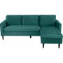 Firenze divansofa - Mrkegrnn/Svart