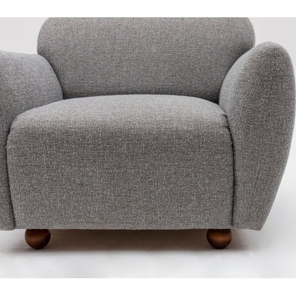 Eddy lenestol - Lysegrå Eddy lenestol - Lysegrå