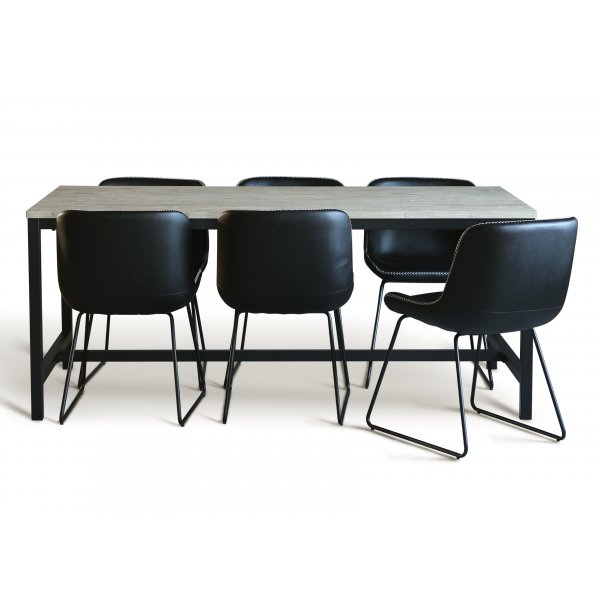 Texas spisebord hvitkalket 200 x 100 cm Texas spisebord hvitkalket 200 x 100 cm