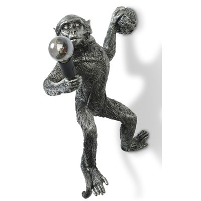 Monkey Vegglampe - Slv