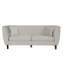 Sofa Arvika - Beige fløyel | 195 cm Sofa Arvika - Beige fløyel | 195 cm