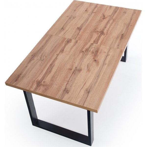 Kasady spisebord 135-185 cm - Wotan eik/sort