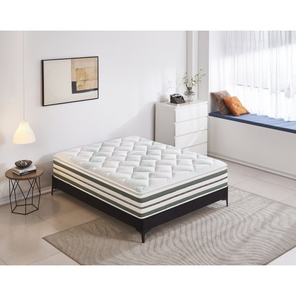 Madrass med innebygd madrassunderlag - Pocket system 5-soner Madrass med innebygd madrassunderlag - Pocket system 5-soner