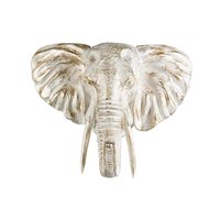 Veggdekorasjon Elefant - Hvit/gull Veggdekorasjon Elefant - Hvit/gull