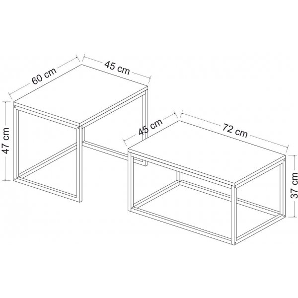 Leke salongbord - Hvit Leke salongbord - Hvit