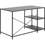 Seaford skrivebord 130 cm - Sort
