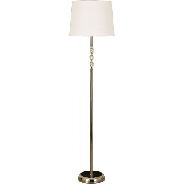 Gulvlampe Johanna - Krom/klar