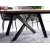 Capitol spisebord, 160-200 cm - Eik/svart