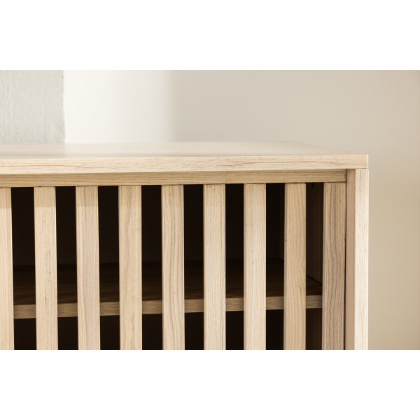 Lugo TV-stativ - Hvitvasket