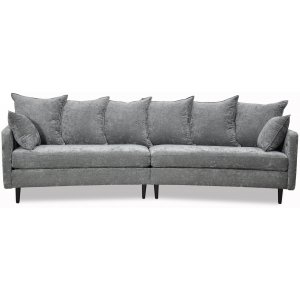 Gotland 4-seter buet sofa 301 cm - Oxford mørkegrå Gotland 4-seter buet sofa 301 cm - Oxford mørkegrå