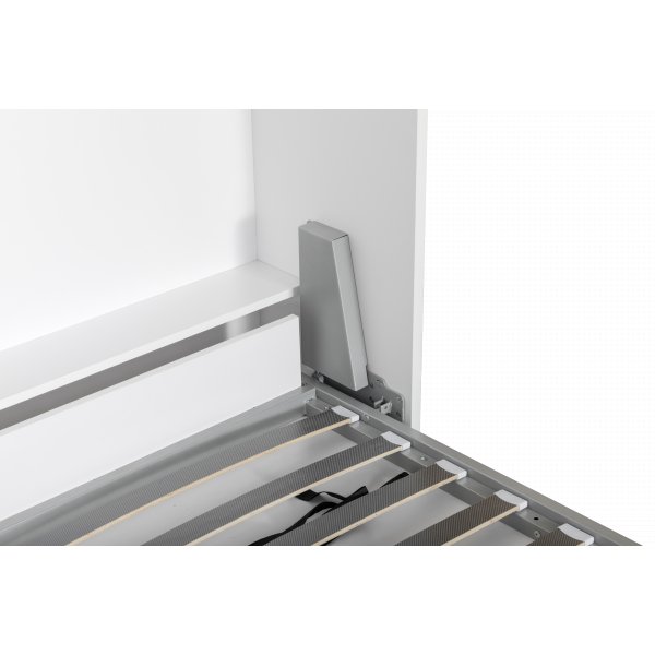 Veggseng 120200 cm vertikal - Hvit - Compact Living