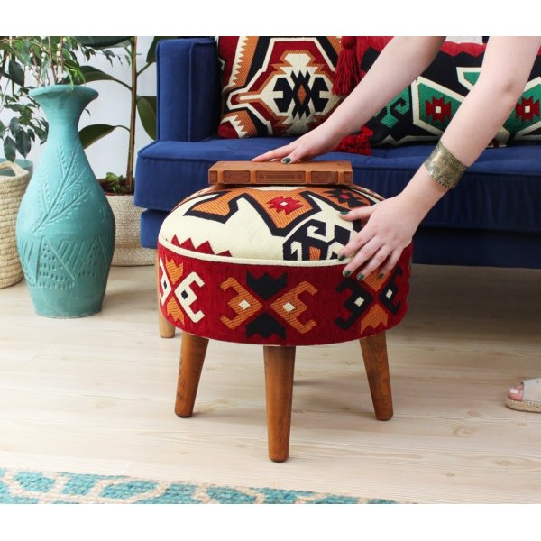 Melik puff 1 - Flerfarget Melik puff 1 - Flerfarget