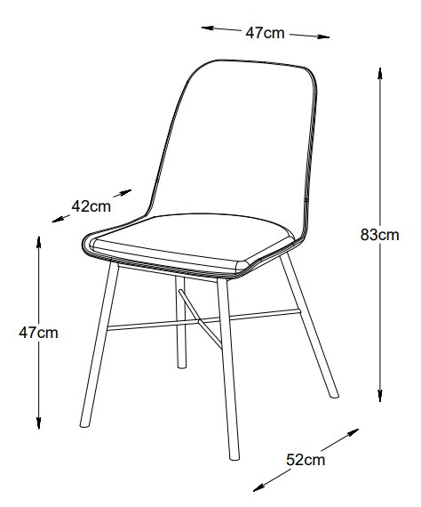 Oman duebl stol med sittepute