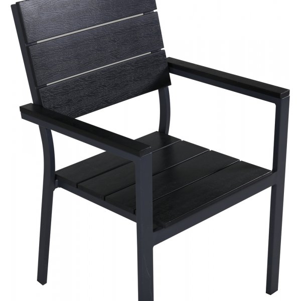 Levels spisestuestol - Svart