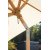 Corypho parasoll - Natur/Hvit