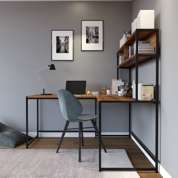 Limey skrivebord 154 x 130 cm - Valntt