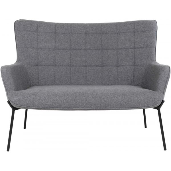Glasgow 2-seters sofa - Gr / svart