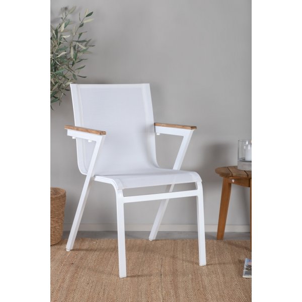 Mexico spisestol - Natur/Hvit Mexico spisestol - Natur/Hvit