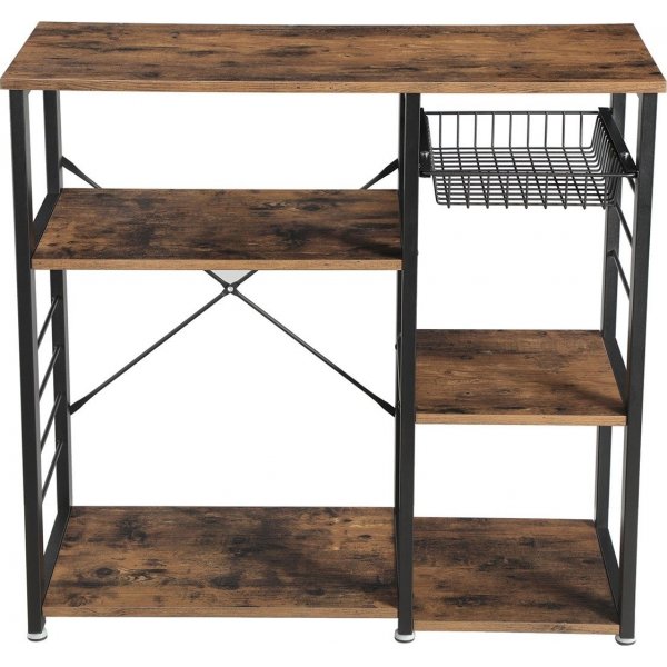 Caspar kjøkkenhylle - Brun/sort Caspar kjøkkenhylle - Brun/sort