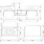 Monster truck sprinkelseng - 90 x 190 cm