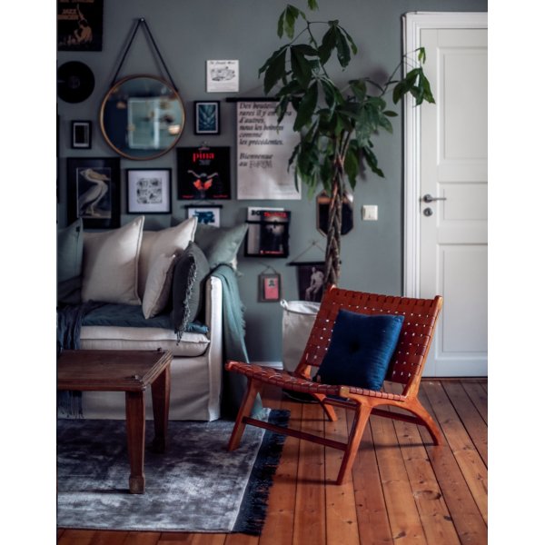 F�t�lj Pixie Porto - Konjak / Teak + M�belrengj�ring